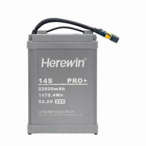 Herewin 14S1P 53.2V 22Ah 25C smart UAV battery