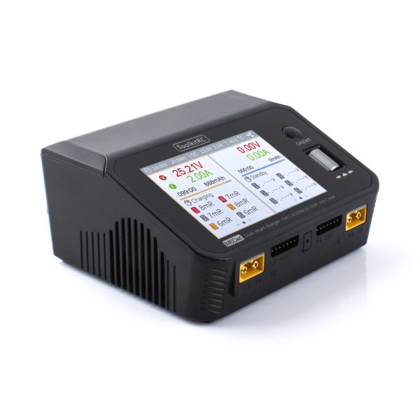 ToolkitRC M6DAC dual channel AC DC drone battery charger